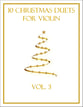 10 Christmas Duets for Violin (Vol. 3) P.O.D. cover